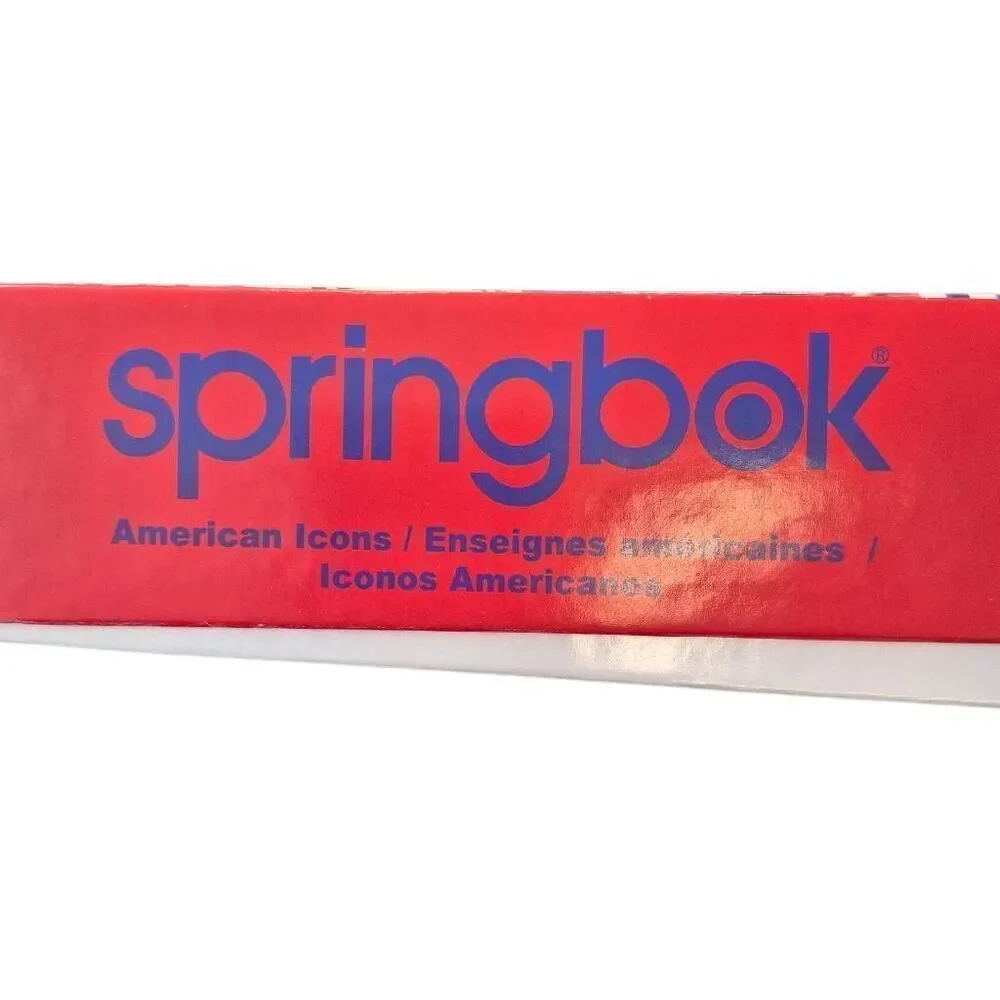 Springbok American Icons 1000 pc Jigsaw Puzzle, Box Damaged